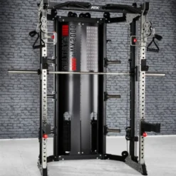 Multigym ATX GMX2000 - Smith machine ultra-fonctionnelle avec double colonne de poids 90 kg