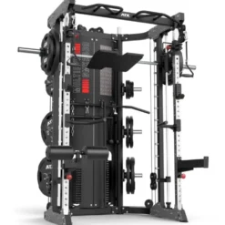 Multigym ATX GMX2000 - Smith machine ultra-fonctionnelle avec double colonne de poids 90 kg