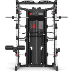 Multigym ATX GMX2000 - Smith machine ultra-fonctionnelle avec double colonne de poids 90 kg