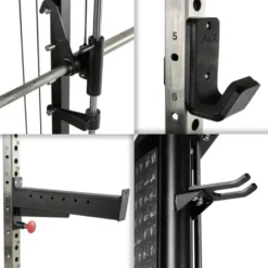 Multigym ATX GMX2000 - Smith machine ultra-fonctionnelle avec double colonne de poids 90 kg