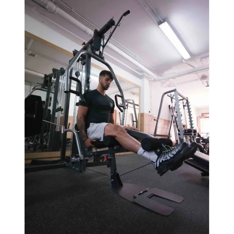 Multi-gym de musculation pour entraînements complets en homegym - Charge guidée de 95 kg - MG1 Titanium Strength