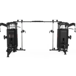 Multi-gym station avec 8 colonnes de poids - Multi-jungle station de musculation Titanium Strength Black Séries BS-CS08