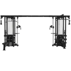 Multi-jungle machine à 8 colonnes de poids - Station multi-postes de musculation Titanium Strength Élite Séries EL-CS08