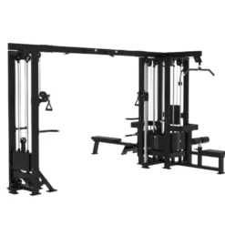 Multi-jungle machine 5 en 1 à charge guidée Titanium Strength Élite Séries EL-CS05 pour entraînements polyvalents de musculation