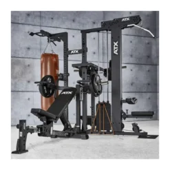 Multiplex ATX - Station multi-postes 5 en 1 ultra-complète pour musculation en homegym