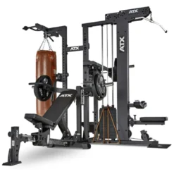 Multiplex ATX - Station multi-postes 5 en 1 ultra-complète pour musculation en homegym