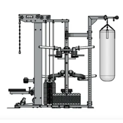 Multiplex ATX - Station multi-postes 5 en 1 ultra-complète pour musculation en homegym