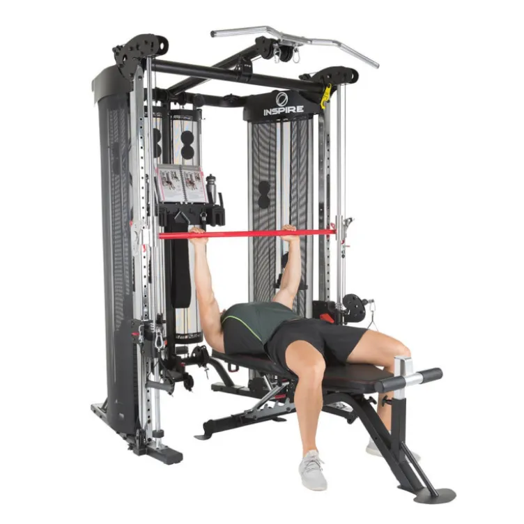 Multi-presse station avec système double poulie pour entraînement en home gym - FT2