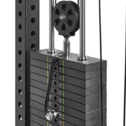 Multi pull rack 2.0 de musculation pour Home Gym Avec 6 points de traction et colonnes de poids 2 x 110 kg - ATX