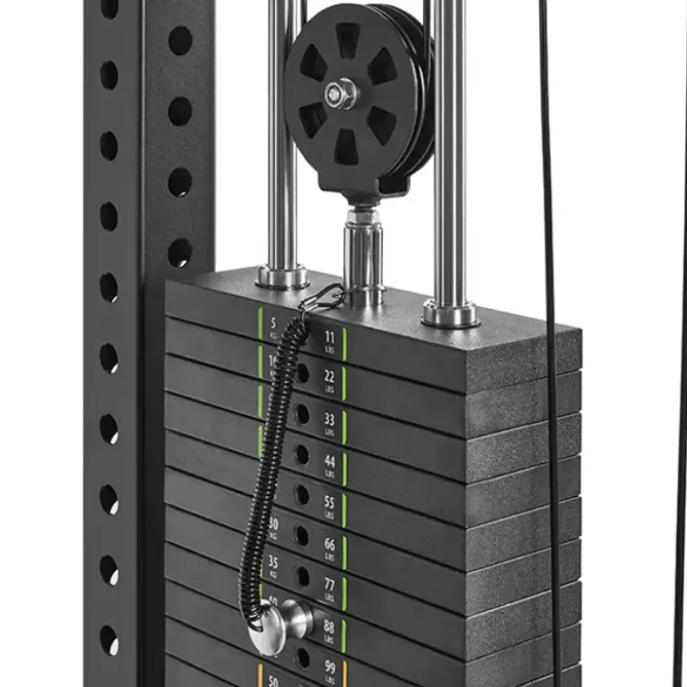 Multi pull rack 2.0 de musculation pour Home Gym Avec 6 points de traction et colonnes de poids 2 x 110 kg - ATX