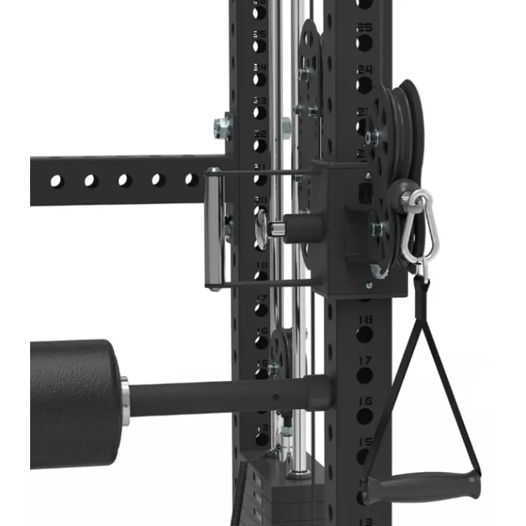 Multi pull rack 2.0 de musculation pour Home Gym Avec 6 points de traction et colonnes de poids 2 x 110 kg - ATX