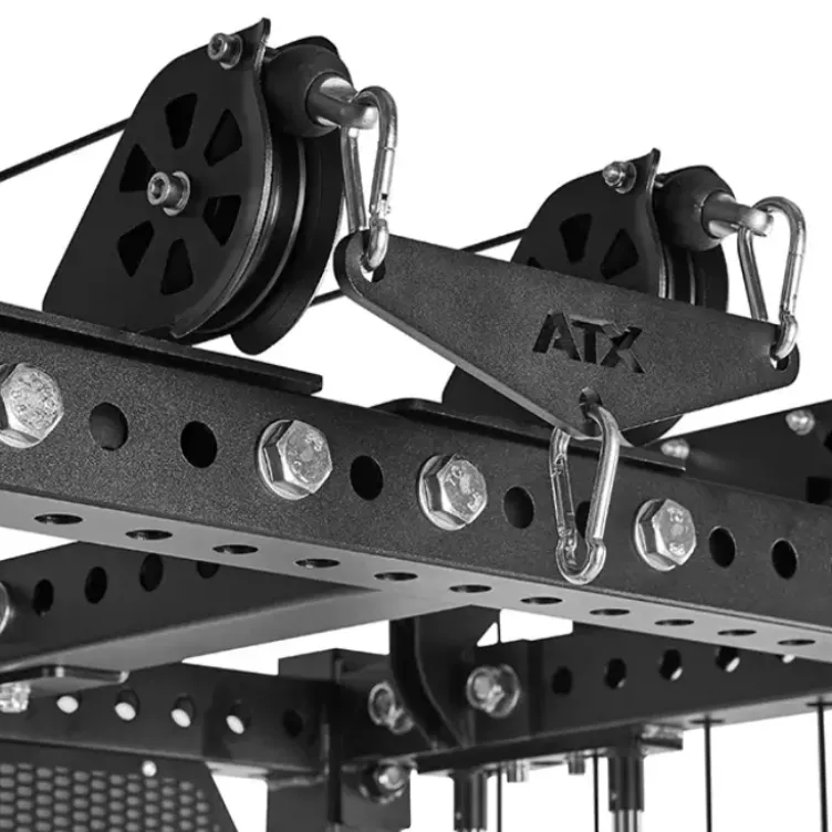 Multi pull rack 2.0 de musculation pour Home Gym Avec 6 points de traction et colonnes de poids 2 x 110 kg - ATX