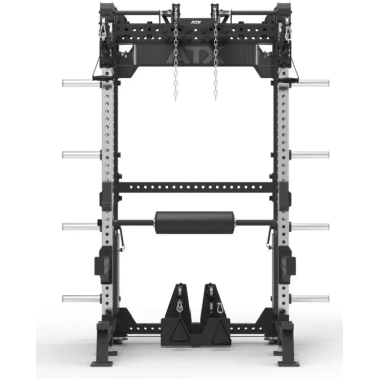 Multi pull rack 2.0 de musculation pour Home Gym Avec 6 points de traction et colonnes de poids 2 x 110 kg - ATX