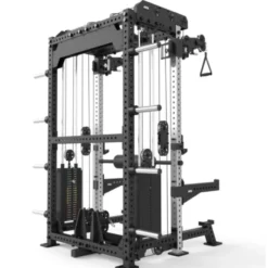 Multi pull rack 2.0 de musculation pour Home Gym Avec 6 points de traction et colonnes de poids 2 x 110 kg - ATX
