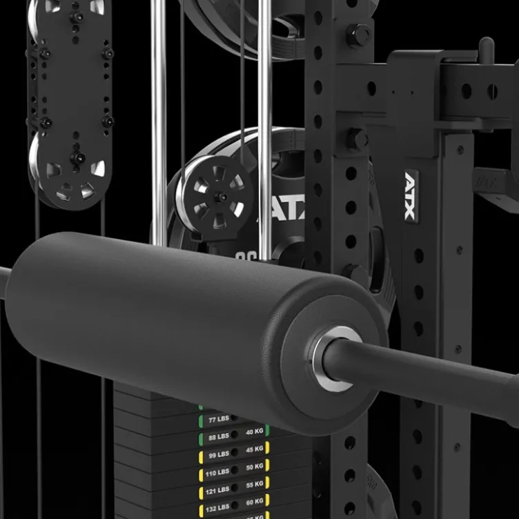 Multi pull rack 2.0 de musculation pour Home Gym Avec 6 points de traction et colonnes de poids 2 x 110 kg - ATX