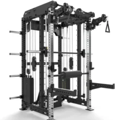 Multi Pull Smith Rack ATX fitness 2 x 110 kg avec résistance extrême de 1000 kg et 6 points de traction pivotants