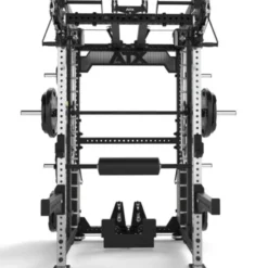 Multi Pull Smith Rack ATX fitness 2 x 110 kg avec résistance extrême de 1000 kg et 6 points de traction pivotants
