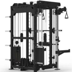 Multi Pull Smith Rack ATX fitness 2 x 110 kg avec résistance extrême de 1000 kg et 6 points de traction pivotants