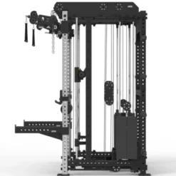 Multi Pull Smith Rack ATX fitness 2 x 110 kg avec résistance extrême de 1000 kg et 6 points de traction pivotants