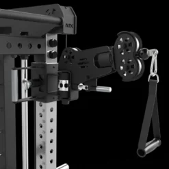 Multi Pull Smith Rack ATX fitness 2 x 110 kg avec résistance extrême de 1000 kg et 6 points de traction pivotants