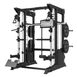 Multi-station de musculation complète à double colonnes de poids 2 x 100 kg - Set d'accessoires inclus - B200 V3