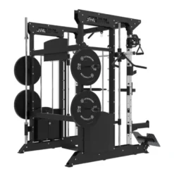 Multi-station de musculation complète à double colonnes de poids 2 x 100 kg - Set d'accessoires inclus - B200 V3