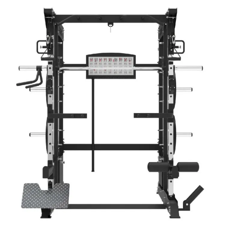 Multi-station de musculation complète à double colonnes de poids 2 x 100 kg - Set d'accessoires inclus - B200 V3