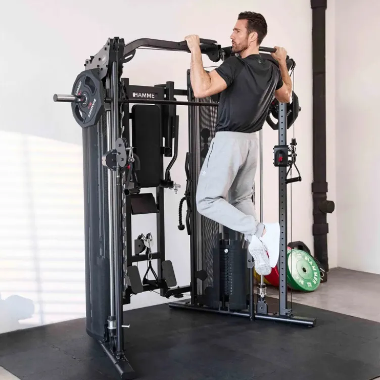 Multi-station de musculation professionnelle - Smith machine polyvalente - Autark 10.0