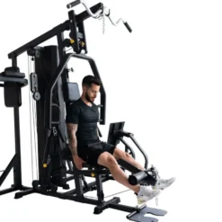 Multistation semi-pro TM1 Titanium Strength avec presse réglable pour training des jambes et chaise romaine - 80kg
