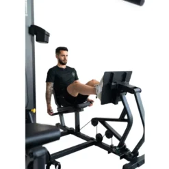 Multistation semi-pro TM1 Titanium Strength avec presse réglable pour training des jambes et chaise romaine - 80kg