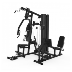 Multistation semi-pro TM1 Titanium Strength avec presse réglable pour training des jambes et chaise romaine - 80kg