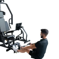 Multistation semi-pro TM1 Titanium Strength avec presse réglable pour training des jambes et chaise romaine - 80kg