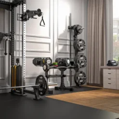 Octa Dumbell Stand ATX - Support pour haltères à charge variable ATX Octa et barre SZ - 2 x 18 espaces pour plaques de poids