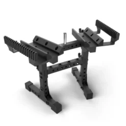 Octa Dumbell Stand ATX - Support pour haltères à charge variable ATX Octa et barre SZ - 2 x 18 espaces pour plaques de poids
