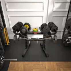Octa Dumbell Stand ATX - Support pour haltères à charge variable ATX Octa et barre SZ - 2 x 18 espaces pour plaques de poids