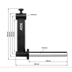 Option ATX Camber Bar olympique - 50 mm / paire