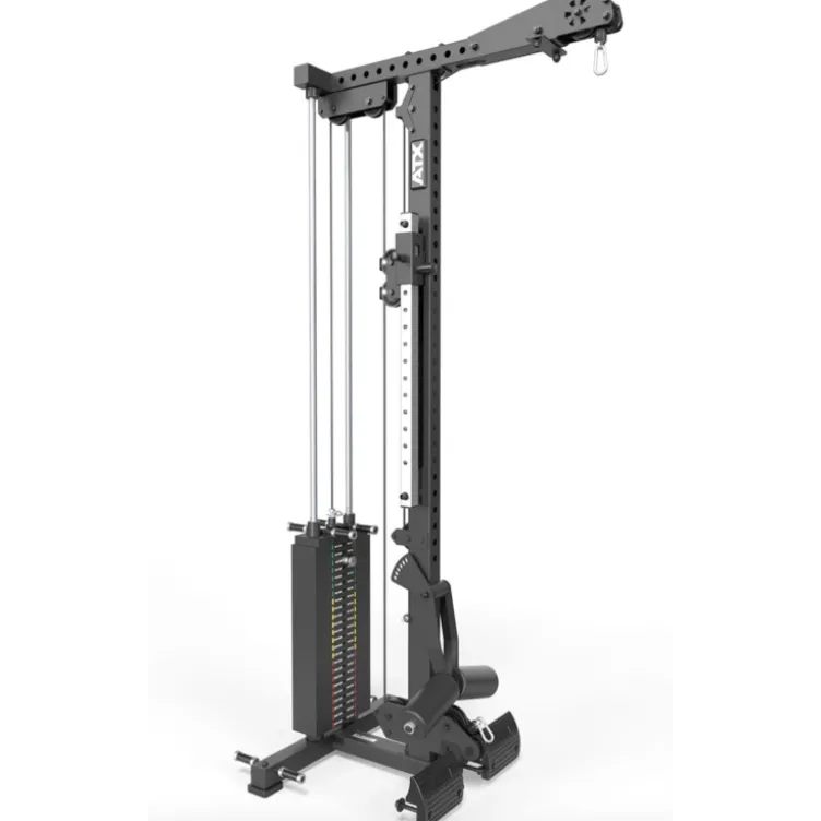 Option poste à poulie ATX à charge guidée de 125 kg avec réglage de la hauteur et supports pour bandes de résistance