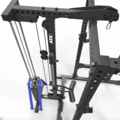 Option poste à poulie ATX à charge guidée de 125 kg avec réglage de la hauteur et supports pour bandes de résistance