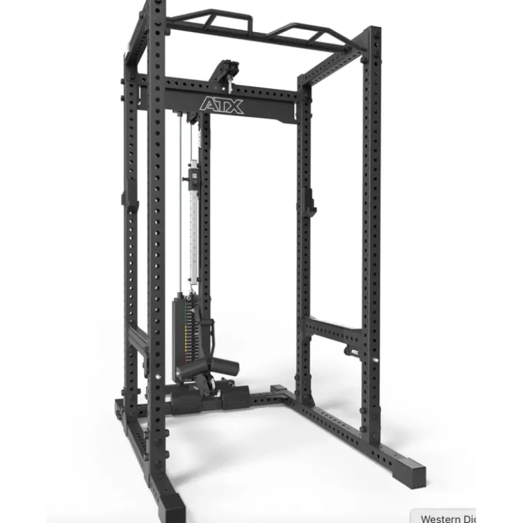 Option poste à poulie ATX à charge guidée de 125 kg avec réglage de la hauteur et supports pour bandes de résistance