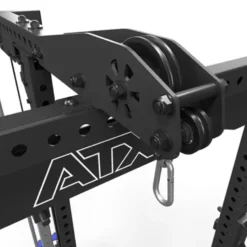 Option poste à poulie ATX à charge guidée de 125 kg avec réglage de la hauteur et supports pour bandes de résistance