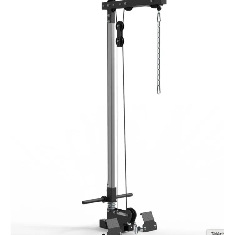 Option poulie haute et basse à charge libre 140 kg max pour power rack ATX fitness