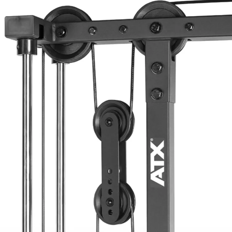 Option poulie pour rack à squat ATX fitness à colonne de poids 100 kg