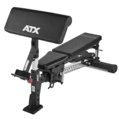 Option pupite à biceps ATX pour banc de musculation avec support pour barre