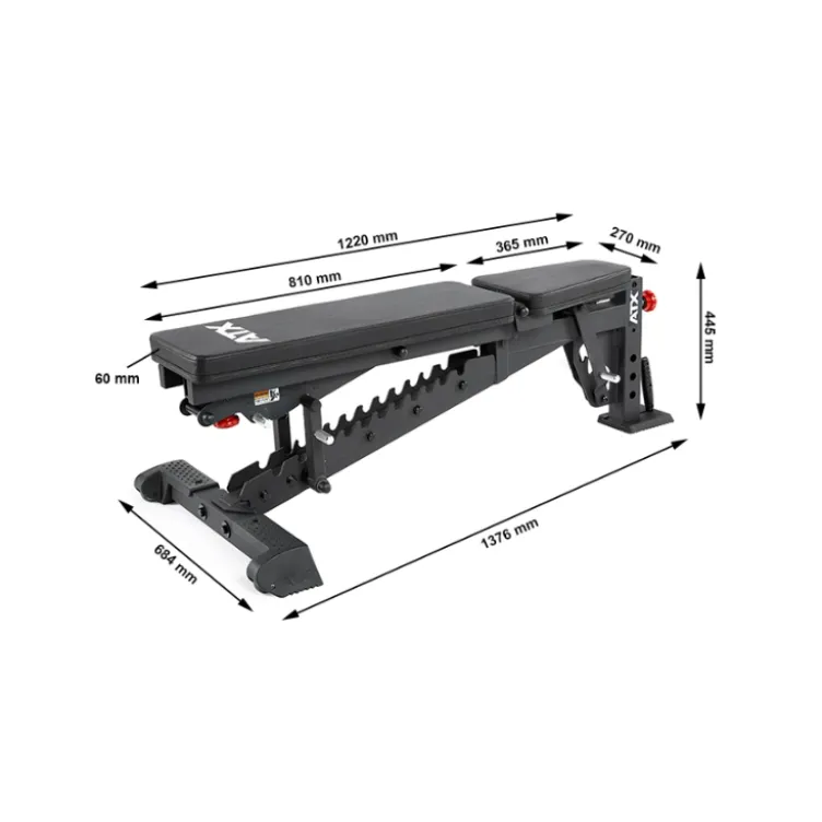 Pack ATX Banc de musculation avec support pour options - Option leg curl et extension