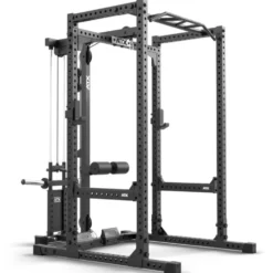 Pack ATX power rack à squat série 600 195 ou 215 cm avec poulie à charge libre jusqu'à 150 kg
