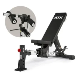 Pack Banc de musculation ATX multipositions inclinable + option leg