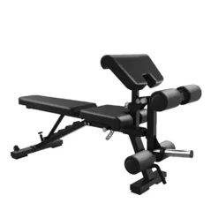 PACK Banc de musculation réglable professionnel - Pupitre à biceps et leg extension / leg curl