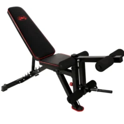 PACK Banc de musculation réglable 300 kg + option leg curl / extension