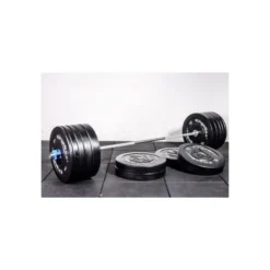 Pack barre d'haltèrophilie et poids olympiques 50 à 200kg