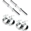 Pack barres courtes olympique Fat Grip - 4 colliers de serrage